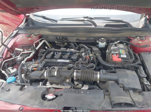 1HGCV1F56JA238472 2018 HONDA ACCORD Burgundy Widok z tyłu