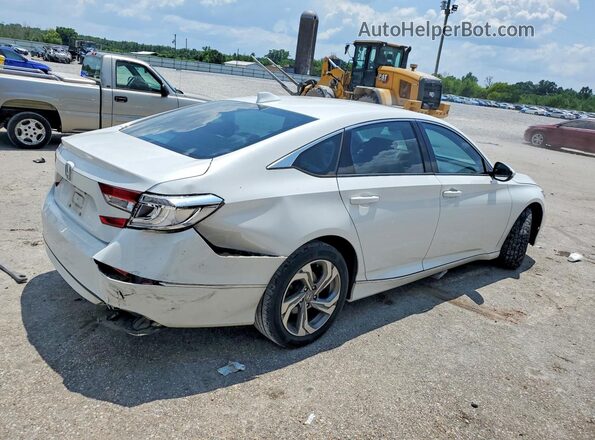 1HGCV1F56KA063545 2019 HONDA ACCORD Белый Задняя правая четверть