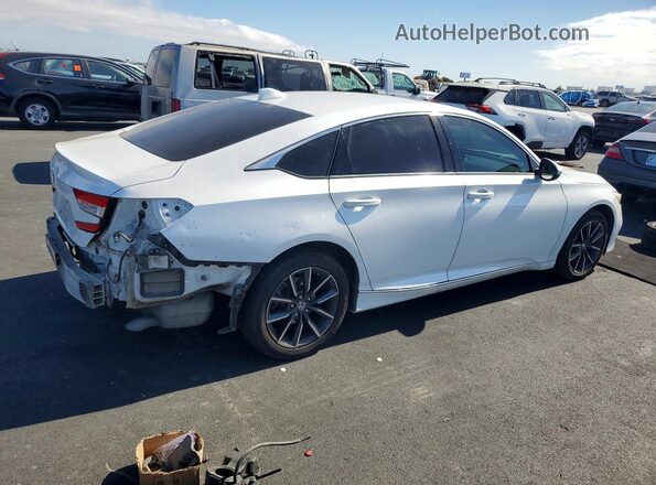 1HGCV1F56MA083460 2021 HONDA ACCORD White Tył prawy
