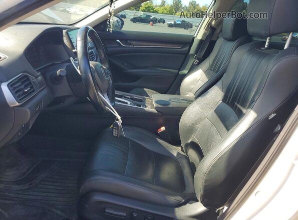 1HGCV1F56MA083460 2021 HONDA ACCORD White Widok wnętrza z przodu