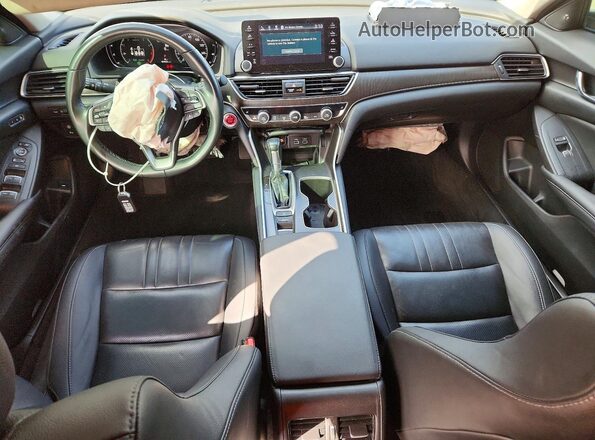 1HGCV1F56MA115226 2021 HONDA ACCORD Black Dashboard view