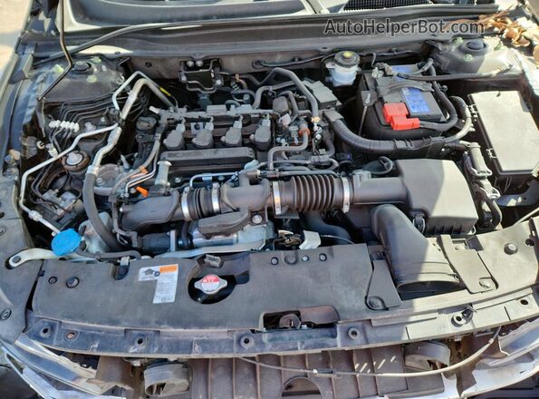 1HGCV1F56MA115226 2021 HONDA ACCORD Black Rear interior view