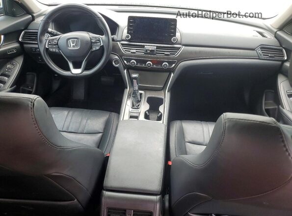1HGCV1F56MA118465 2021 HONDA ACCORD Black წინა პანელის ხედი