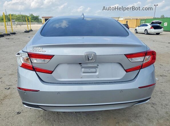 1HGCV1F56NA047575 2022 HONDA ACCORD Silver Вид ззаду