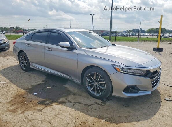 1HGCV1F56NA047575 2022 HONDA ACCORD Silver Передня права чверть