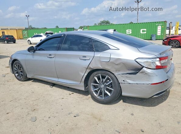 1HGCV1F56NA047575 2022 HONDA ACCORD Silver Задня ліва чверть