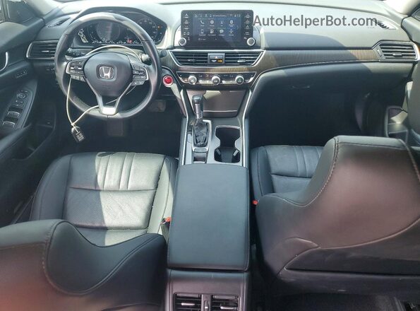 1HGCV1F56NA047575 2022 HONDA ACCORD Silver Вид панелі приладів
