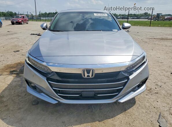 1HGCV1F56NA047575 2022 HONDA ACCORD Silver Вид спереду