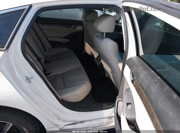 1HGCV1F56NA070371 2022 HONDA ACCORD White Вид наклейки з VIN-кодом