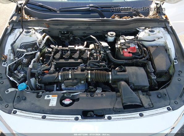 1HGCV1F56NA070371 2022 HONDA ACCORD White Вид ззаду