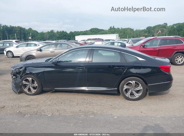 1HGCV1F57JA052231 2018 HONDA ACCORD Black Widok wnętrza 360 stopni
