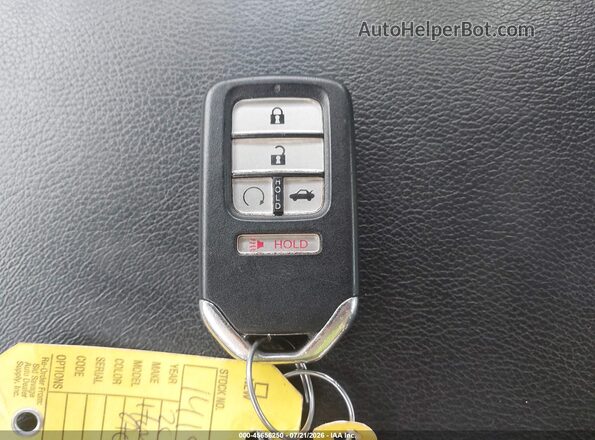 1HGCV1F57JA052231 2018 HONDA ACCORD Black Widok deski rozdzielczej