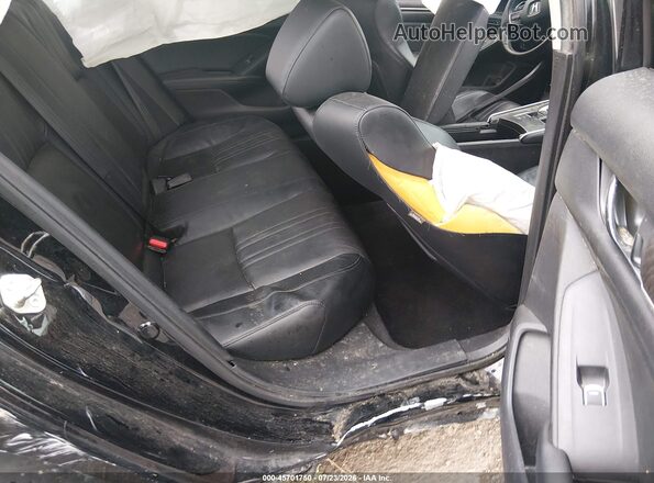 1HGCV1F57JA100262 2018 HONDA ACCORD Black Widok naklejki z numerem VIN