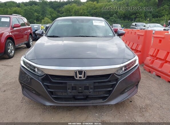 1HGCV1F57JA140910 2018 HONDA ACCORD Gray Vista del cuadro de instrumentos