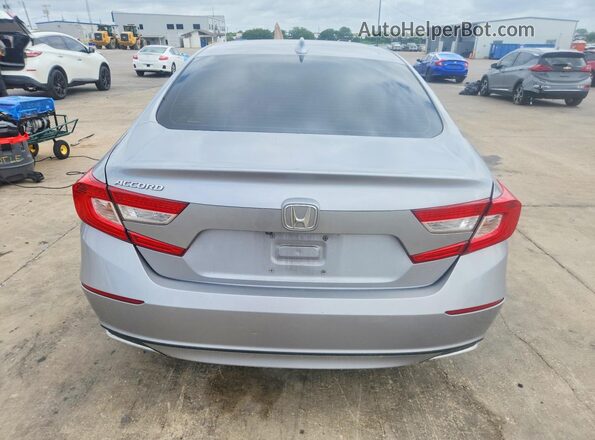 1HGCV1F57KA011468 2019 HONDA ACCORD Silver Vista trasera