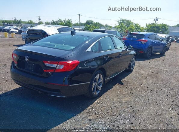 1HGCV1F57KA104135 2019 HONDA ACCORD Black Rear right