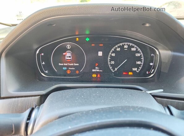 1HGCV1F57LA098662 2020 HONDA ACCORD Silver Instrument cluster view
