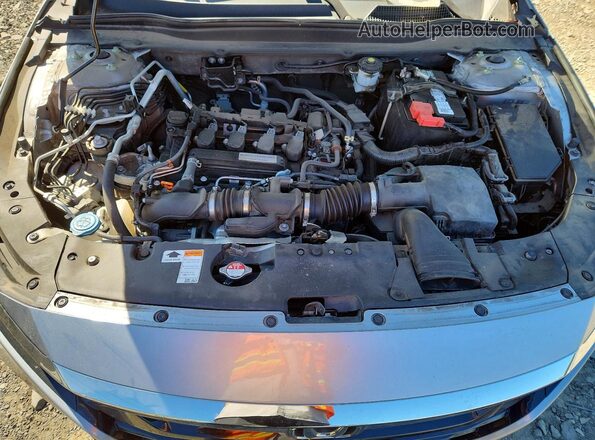 1HGCV1F57LA098662 2020 HONDA ACCORD Silver Rear interior view