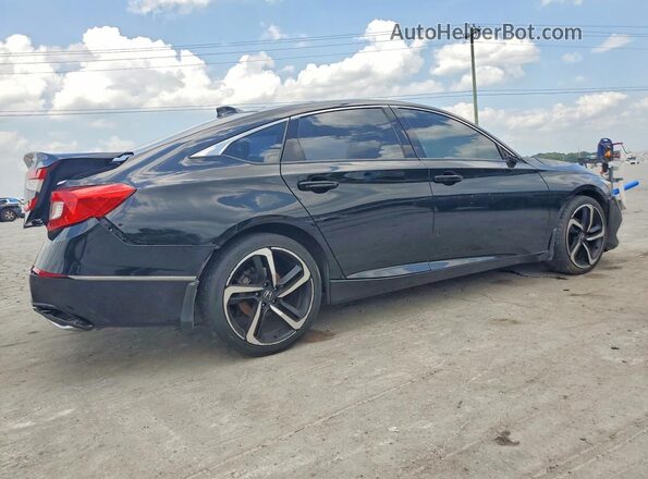 1HGCV1F57MA039807 2021 HONDA ACCORD Black Rear right