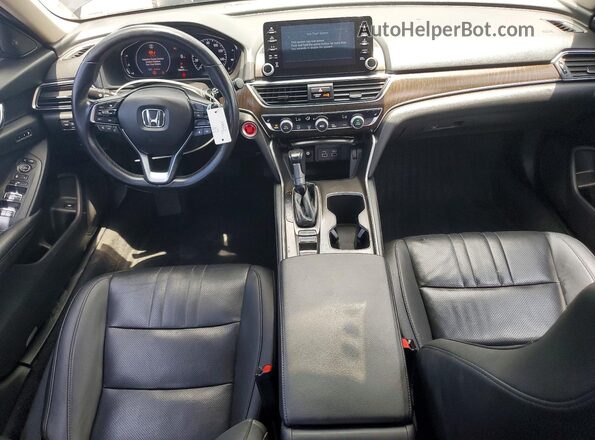 1HGCV1F57MA039807 2021 HONDA ACCORD Black Dashboard view