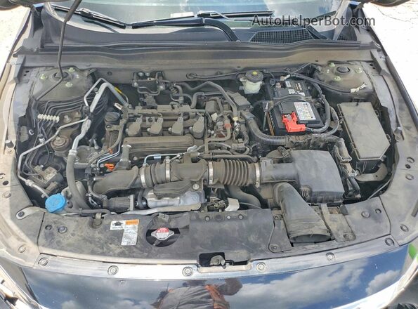 1HGCV1F57MA039807 2021 HONDA ACCORD Black Rear interior view