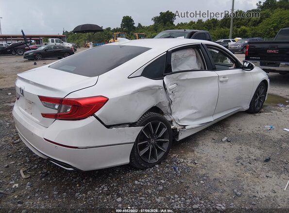 1HGCV1F57MA084729 2021 HONDA ACCORD White Trasero derecho