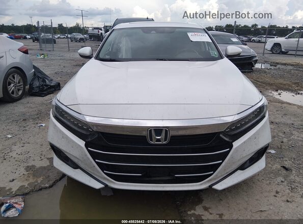 1HGCV1F57MA084729 2021 HONDA ACCORD White Vista del cuadro de instrumentos
