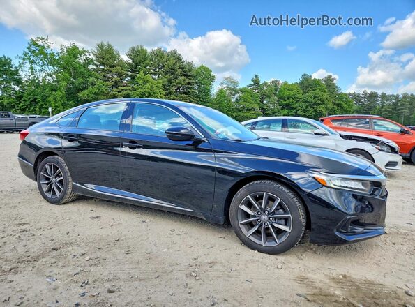 1HGCV1F57MA115204 2021 HONDA ACCORD Black Առջևի աջ