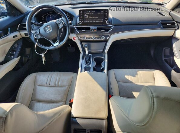 1HGCV1F58JA031808 2018 HONDA ACCORD Black Вид панелі приладів