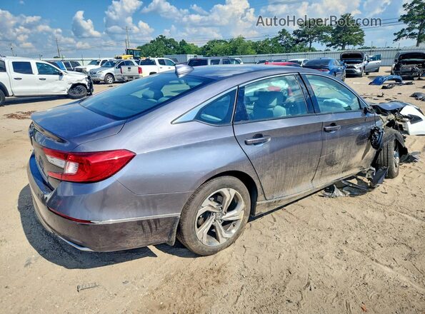 1HGCV1F58JA040251 2018 HONDA ACCORD Gray Rear right