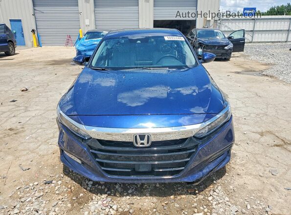 1HGCV1F58JA162270 2018 HONDA ACCORD Blue Vista frontal