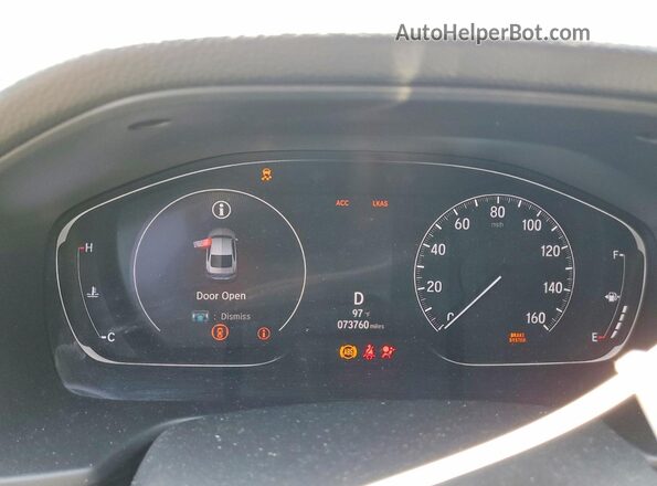 1HGCV1F58JA162270 2018 HONDA ACCORD Blue Vista del cuadro de instrumentos