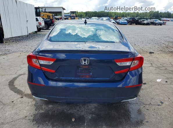1HGCV1F58JA162270 2018 HONDA ACCORD Blue Vista trasera