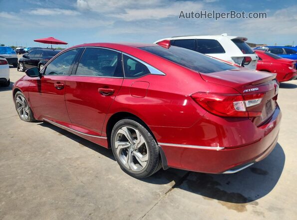 1HGCV1F58JA208941 2018 HONDA ACCORD Red Rear left