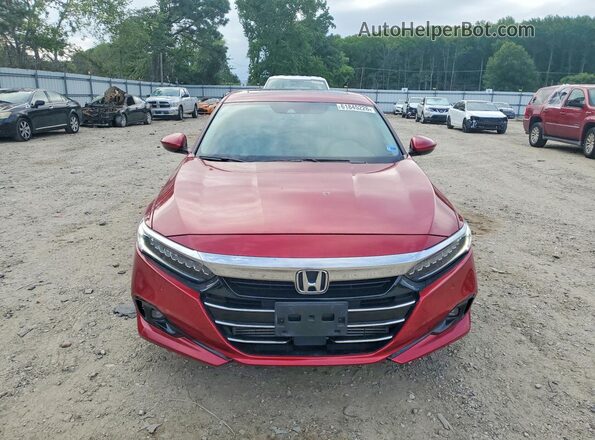 1HGCV1F58MA048886 2021 HONDA ACCORD Red Vista frontal