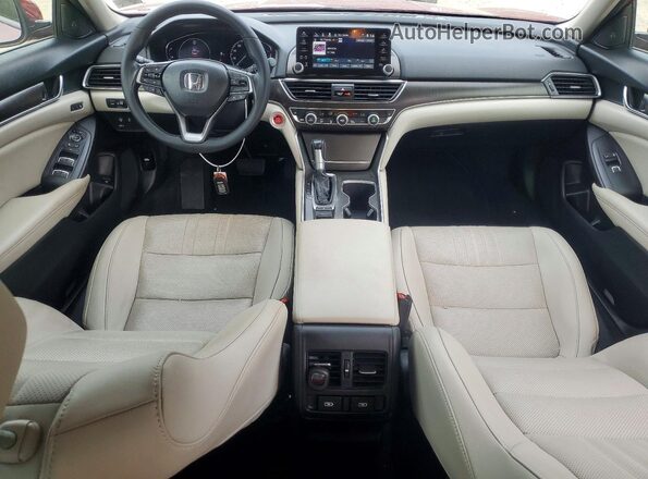 1HGCV1F58MA048886 2021 HONDA ACCORD Red Vista del salpicadero