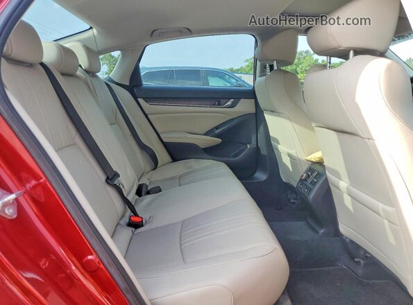 1HGCV1F58MA048886 2021 HONDA ACCORD Red Vista de los asientos traseros