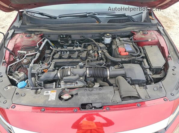 1HGCV1F58MA048886 2021 HONDA ACCORD Red Vista interior trasera
