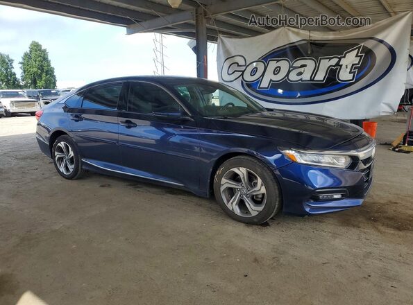 1HGCV1F59JA178770 2018 HONDA ACCORD Blue Առջևի աջ