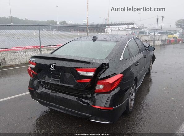 1HGCV1F59KA038297 2019 HONDA ACCORD Black უკანა მარჯვენა