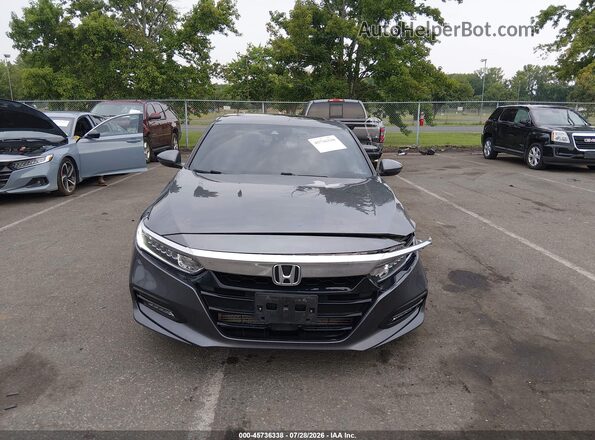 1HGCV1F59KA053236 2019 HONDA ACCORD Silver Вид щитка приладів