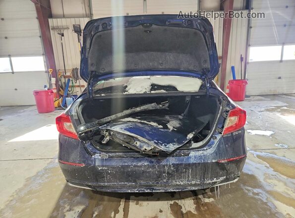 1HGCV1F59KA102659 2019 HONDA ACCORD Blue Vista trasera