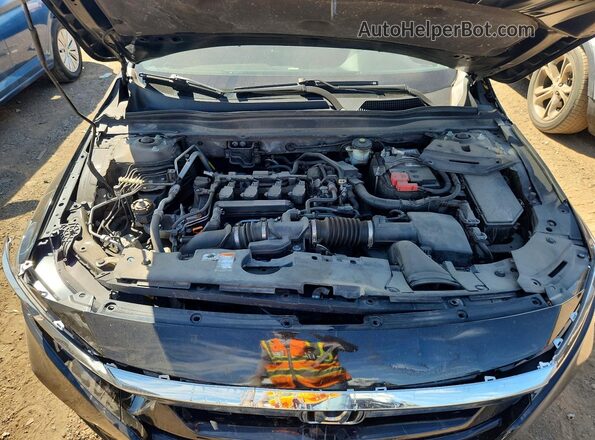 1HGCV1F59KA120031 2019 HONDA ACCORD Black Սալոնի հետևի տեսք