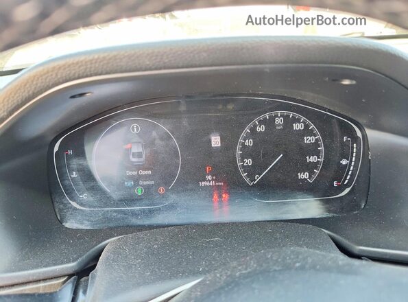 1HGCV1F59KA120031 2019 HONDA ACCORD Black Սարքավորումների վահանակի տեսք