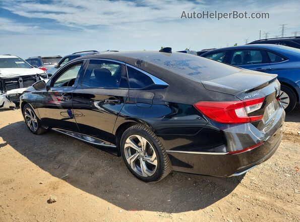 1HGCV1F59KA120031 2019 HONDA ACCORD Black Հետևի ձախ