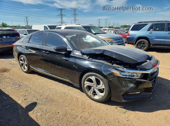 1HGCV1F59KA120031 2019 HONDA ACCORD Black Առջևի աջ