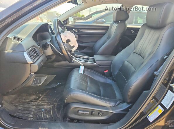 1HGCV1F59KA120031 2019 HONDA ACCORD Black Սալոնի դիմացի տեսք