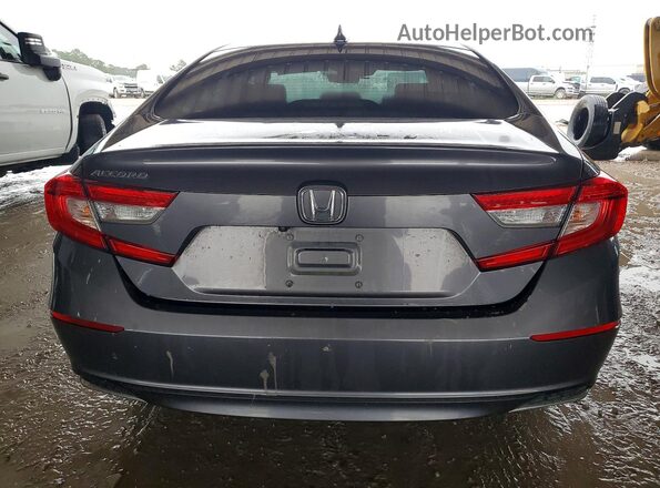 1HGCV1F59LA005088 2020 HONDA ACCORD Gray უკანა ხედი