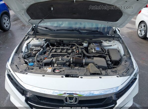 1HGCV1F59MA094243 2021 HONDA ACCORD Белый Вид сзади