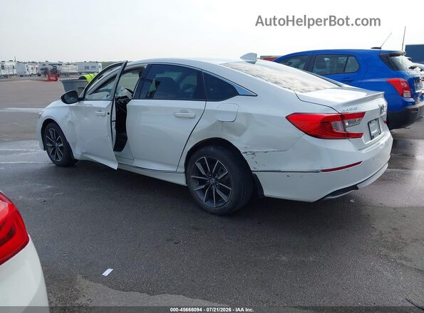 1HGCV1F59MA094243 2021 HONDA ACCORD Белый Задняя левая четверть